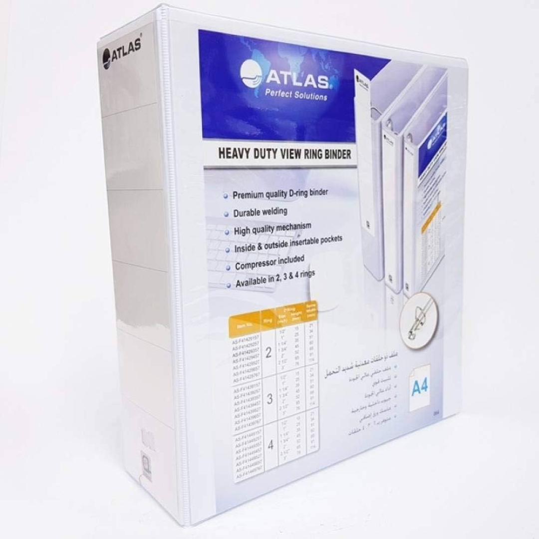 Atlas PVC 4ring A4 15mm (½") w/p WE AS-F41449157